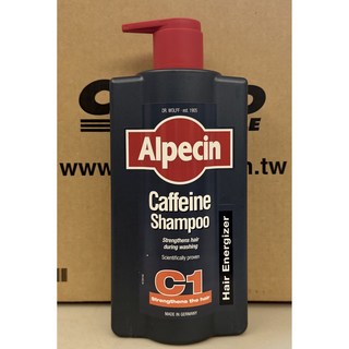 ALPECIN 咖啡因洗髮露 C1 強化髮根 減少掉髮 德國原裝進口 600毫升, 1個, 貨運宅配, 600ml