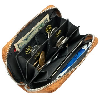 윈라이트 RFID차단 일본여행지갑 엔화 동전 소가죽