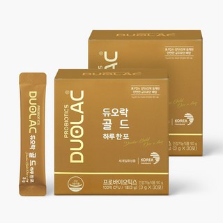 듀오락 골드 프로바이오틱스 분말 스틱, 30회분, 2박스