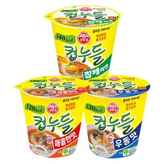 컵누들 참깨라면 6입 + 매콤한맛 6입 + 우동맛 6입/총18개/매콤찜닭, 참깨라면 6 + 매콤한맛 6 + 매콤찜닭맛 6