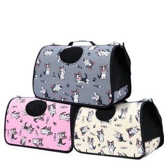 萌寵樂園 寵物包外出便攜背包 狗包貓包 狗狗斜挎包 貓咪幼犬外出包 外出袋 寵物背包 寵物旅行包 外出背包, 1個, S （36*18*24cm）四斤內使用,顏色隨機發, 顏色隨機發