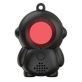 波波小伍郎 防監聽盜攝探測器，6米範圍，USB充電，連續工作24小時，住宿/更衣防針孔/GPS追蹤, 黑色, 1個