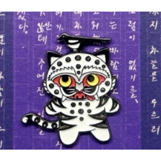 국립중앙박물관 까치와호랑이 까치호랑이 호작도호작도 작호도 뱃지 배지 케이팝데몬헌터스