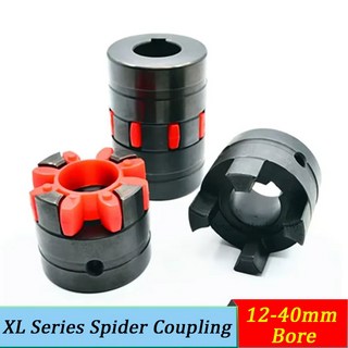 XL 시리즈 스파이더 커플링 12-40mm 보어 | 45 # 스틸 조 커플링 200Nm 토크 | 모터/펌프/CNC 제로 백래시용, 15 XL2 di-55 Bore-19, 1개