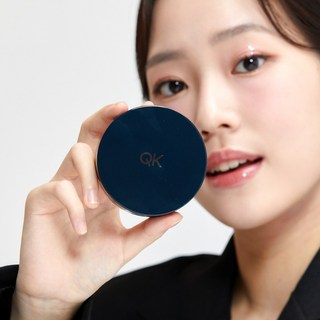 커버력좋은 팩트 마스크에 묻어나지 않은 매트 촉촉 쿠션 팩트 큐케이브랜드랩 포커페이스핏 쿠션, 1개