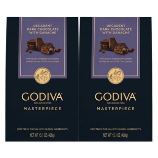 고디바 마스터피스 다크 초콜릿 가나슈 428g 1+1, 2개