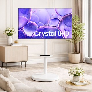 삼성전자 4K UHD LED 크리스탈 TV, 2025 AIR 슬림 스마트TV, 방문설치, 거치대형, 55인치