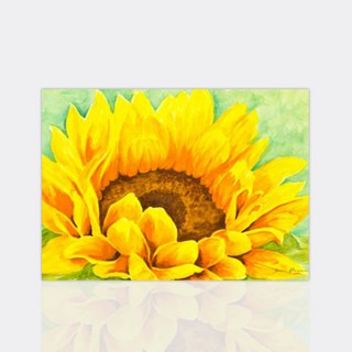 수재샵 비즈 보석십자수 아름다운 해바라기 led 대형 어린이 캔버스 diy 집들이선물, 1개