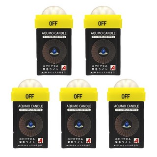 AQUMO CANDLE 水激活緊急照明燈 帶口哨, 5個