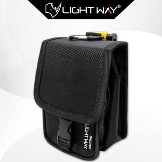 LIGHT WAY 快扣型隨身工作腰包，多隔層輕巧耐磨，方便快速取物，型號020A014