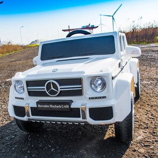 메르세데스 벤츠 G650 어린이 전기 자동차 4륜 성인 원격 제어 2인 탑승 어른 동승, 전기 구동