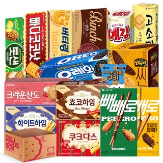 빈츠 하임 예감 빼빼로등 14종 (+1) 구성 과자세트, 1세트