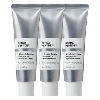 화사 더마 펩타이드 69% 안면 볼 처짐 개선 리프팅 탄력 케어 크림, 3개, 50ml