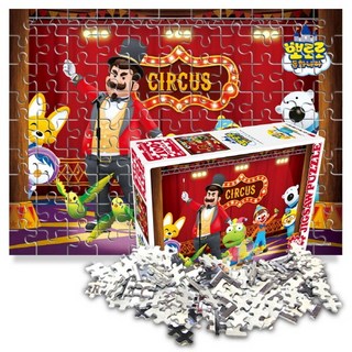 뽀로로 서커스 직소 퍼즐 100조각, 1개, 컬러, 100피스