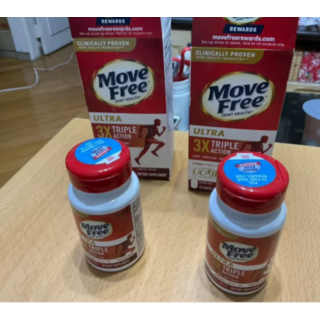 Move Free 3X三重功效 骨骼保健, 1個, 75顆