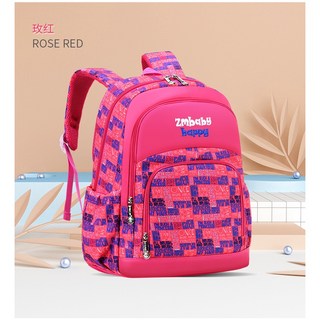 卡通可愛兒童護脊減負雙肩書包，輕量護脊，大容量收納，耐磨耐用，多功能分層設計