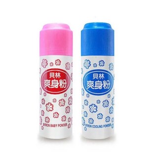貝林 清香痱子粉/嬰兒爽身粉 180g，細緻粉末、溫和呵護，保持寶寶肌膚乾爽舒適, 1個, 清涼/藍,180g, 180g
