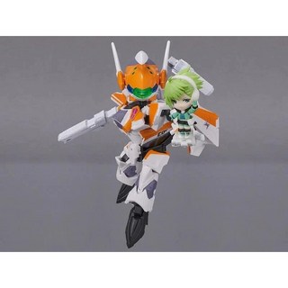 代理版 TINY SESSION 超時空要塞 VF-31E 齊格菲 (恰克機)&蕾娜, 1個