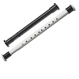 免打孔伸縮桿 窗簾桿 門簾桿 浴簾桿 晾衣桿, 磨砂黑