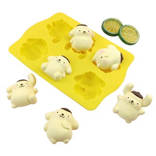 아기자기 코타 실리콘 애니멀 몰드 6구 MP372, 노랑, 1개