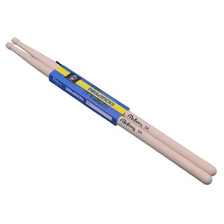 Mobooq 5A 鼓棒 - 入門鼓棒 優質木材 舒適手感 - 適合初學者與進階鼓手, 1個, 楓木*1對