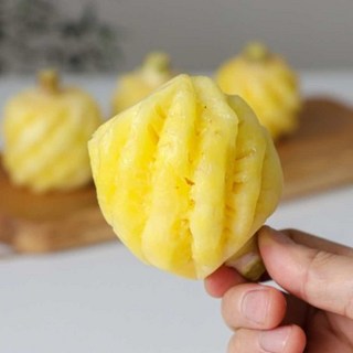 태국 파인애플 열대과일 미니파인애플 푸레 (4-6과) 500g, 3개, 500g(4-6과)