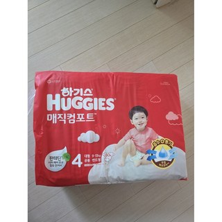 하기스 매직컴포트 NEW 기저귀 남여공용 밴드형, 대형(L), 120매