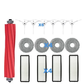 Roborock Q Revo P10 A7400RR 로봇 진공 청소기 액세서리 메인 사이드 브러시 헤파 필터 천 먼지 봉투 예, 16 0626RKP26