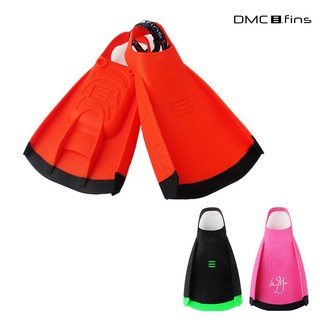 DMC 리펠로 숏핀+메쉬가방 세트 오리발 수영 스노클장비 스쿠버, 오렌지