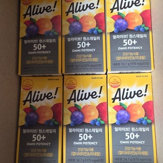 원스 데일리 중년 멀티 종합 비타민 활력 뼈강화 면역증진 에너지보충 영양가득 60정 3박스, 3개