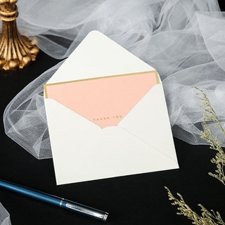 燙金賀卡 小卡 禮物卡 耶誕卡片 祝福 感謝 萬用卡 感恩節 簡約 高質感 單面卡片, 信封－白色（無附卡片）, 1個