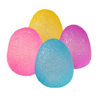 스퀴시 스트레스볼 로제스트레스볼 4p, 오렌지+블루+퍼플+핑크