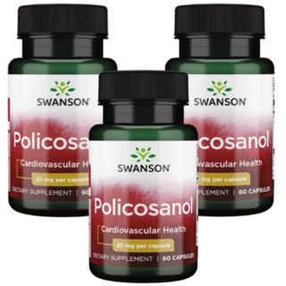 Swanson 폴리코사놀 20 mg 60 캡슐 3 SET, 30정, 3개