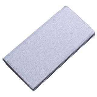 帆布簡約經典長夾 (純色 男用 女用 零錢包 多卡位)