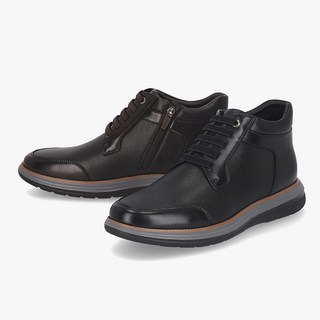 [행복한백화점][엘칸토]남성 소가죽 사계절용 캐주얼 처커 부츠 3.5cm LCMA10