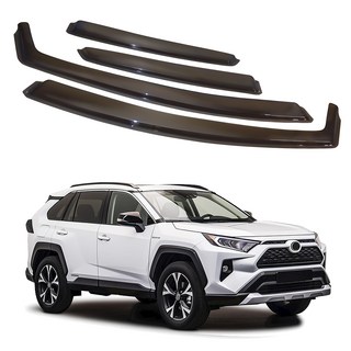 比德堡 崁入式晴雨窗 標準款 豐田TOYOTA 2019年起 NEW RAV4五代專用, 前窗兩片