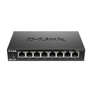 D-Link DGS-108 8埠 Gigabit 乙太網路交換器 隨插即用, 1個