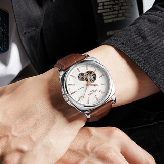 renoma 레노마 25SS 오픈하트 오토매틱 남성 가죽시계 RE2501RM