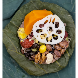 국내산 공주댁 수제 찹쌀 연잎밥 선물 세트, 270g, 12개