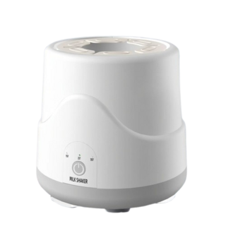 智能保溫搖奶器，恆溫調奶，一鍵搖勻，多種奶瓶適用，食品級材質，寶寶安心飲用, 霧灰色, 如附圖