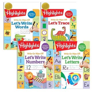 可擦寫練習本 - 數字/描寫/寫字母/寫單字/重點學習, 詳見詳細資訊