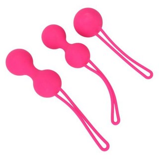 여성용 공 3 개 의사 추천 골반 바닥 강화 근육 운동, 1)Pink