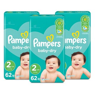 Pampers 幫寶適 Baby Dry黏貼型尿布, S, 186片