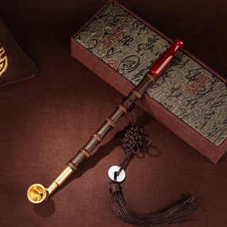 수제 곰방대 담뱃대 흡연 연초 전통 어르신 구식 빈티지