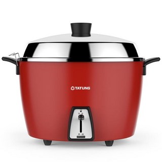 大同15人份不鏽鋼電鍋-富貴紅(簡配) TAC-15L-NCRE