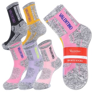 바닥 도톰한 2중 파일 등산 작업 양말 장목 5켤레, 1개, 아소트