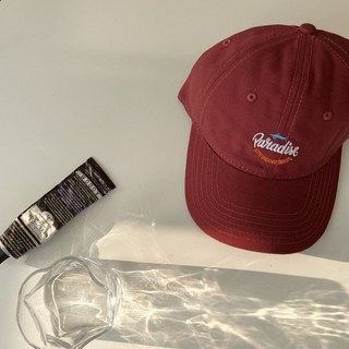 데일리룩~샤크레터링 자수 야구모자 여여름 아메리칸 캐주얼 썬캡 캡남