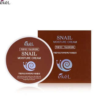 ekel 스네일 수분크림 달팽이크림 달팽이로션 달팽이에센스 피부탄력크림 주름크림 리프팅크림 앰플 수분크림 로션 얼굴에센스 탄력로션, 1개
