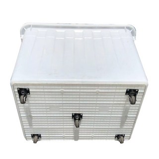 김장 배추절임통 특대형 이동식 다라이 플라스틱 사각 매트 배추절임 김장매트 준비물 무봉제, 1개, 3. 폴대 포함+내마모 휠