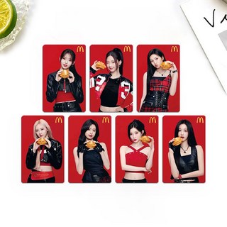 BABYMONSTER 麥聯名小卡明信片收藏卡 鄭雅嫻 周邊, 1個, 7張一套